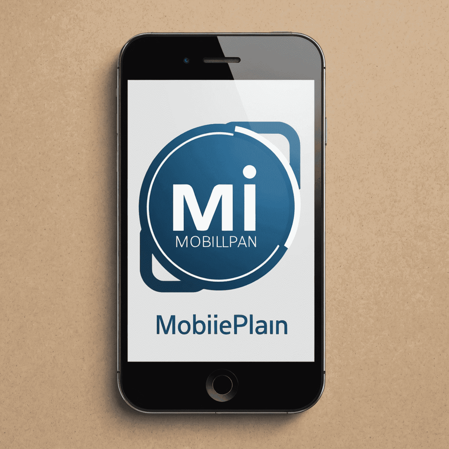 mobiliplan logo - stylized text with a mobile phone icon